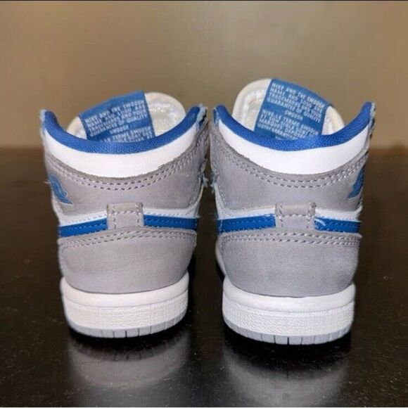 Nike Air Jordan 1 High Og True Blue FD1413-410 Toddler TD Size 4C - Picture 4 of 6